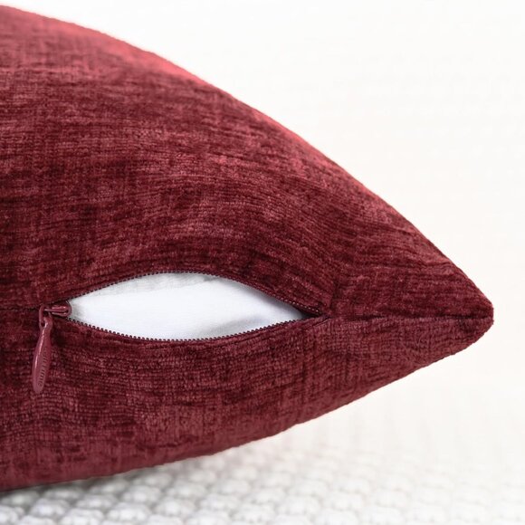 NWT - Decorative Couch Throw Pillow Covers 16 X 16 Inch Cozy Chenille - Picture 5 of 5